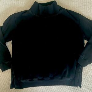 Black Mock Neck/Turtleneck Sweatshirt